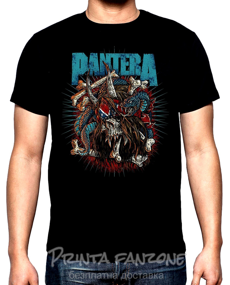 Тениски Pantera, Пантера, 2, мъжка тениска, 100% памук, S до 5XL
